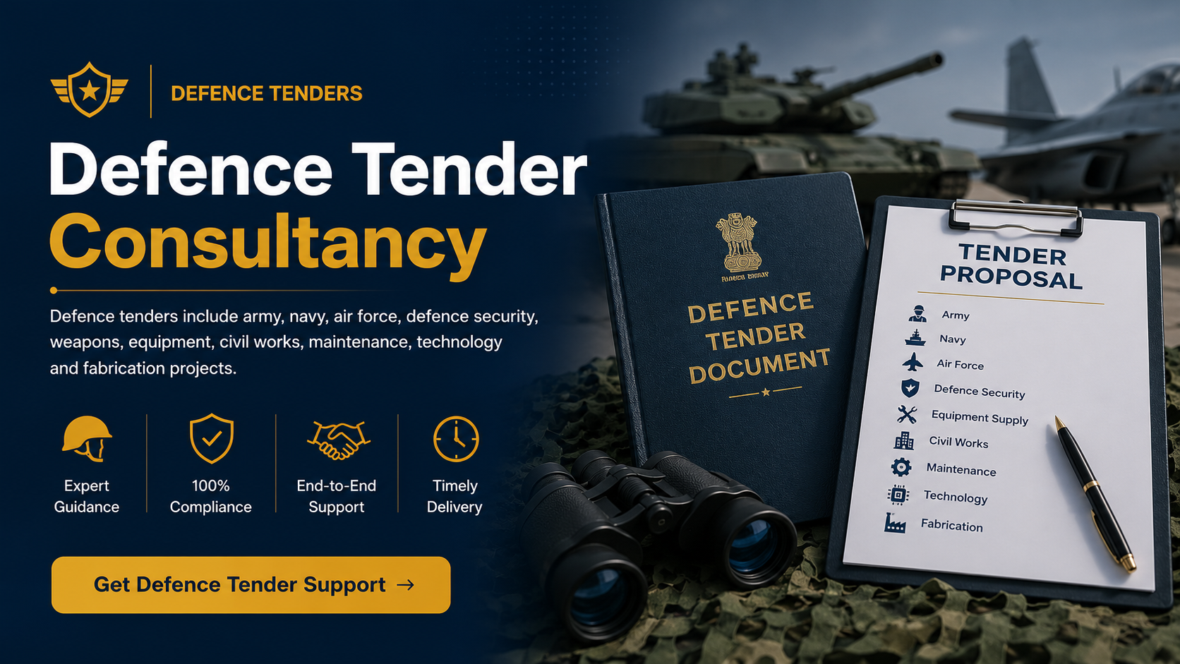 Defence Tender Consultancy and Government Defence Tender Support - Nivix India