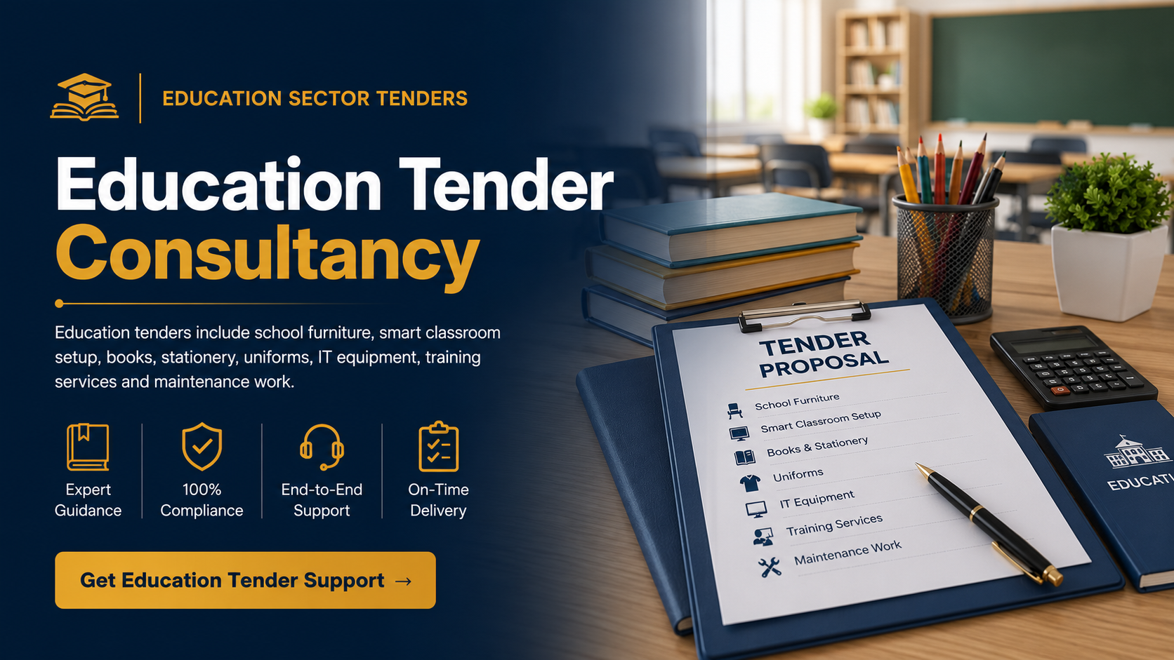 Education Tender Consultancy and Educational Institution Tender Support - Nivix India