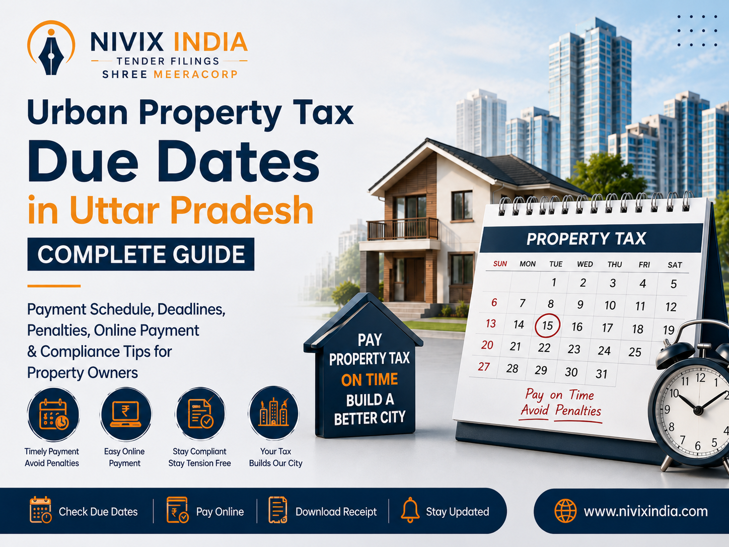 Urban Property Tax Due Dates in Uttar Pradesh