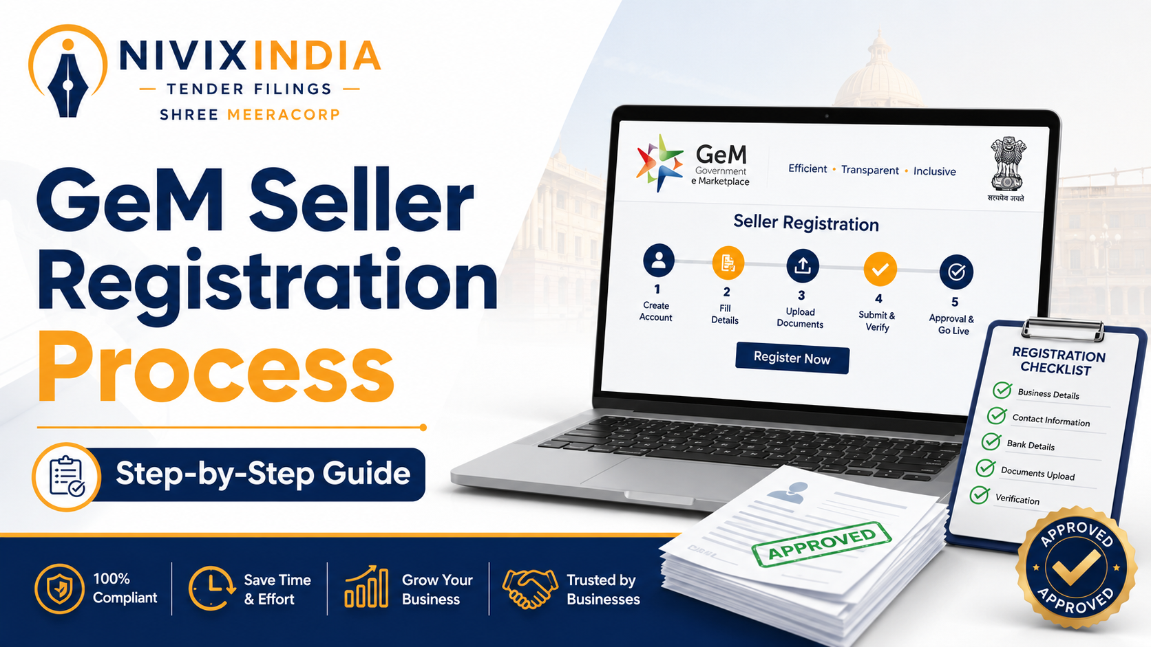 GeM Seller Registration Process: Step-byStep Guide