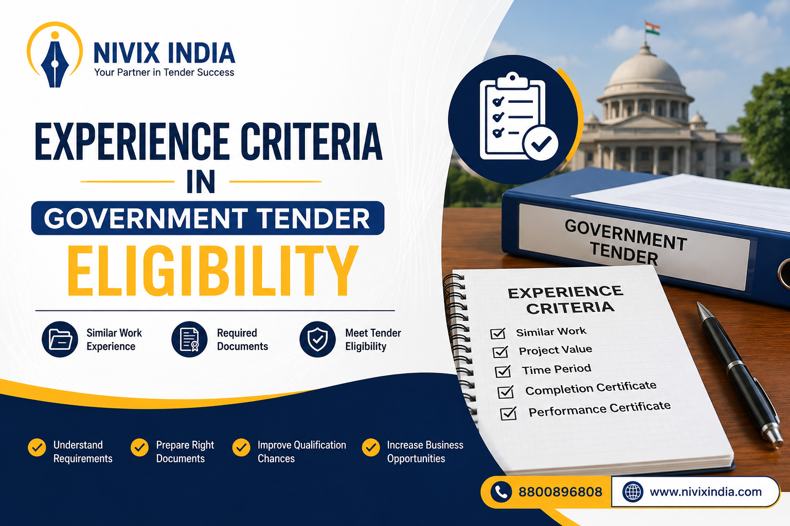 Experience Criteria in Government Tender Eligibility