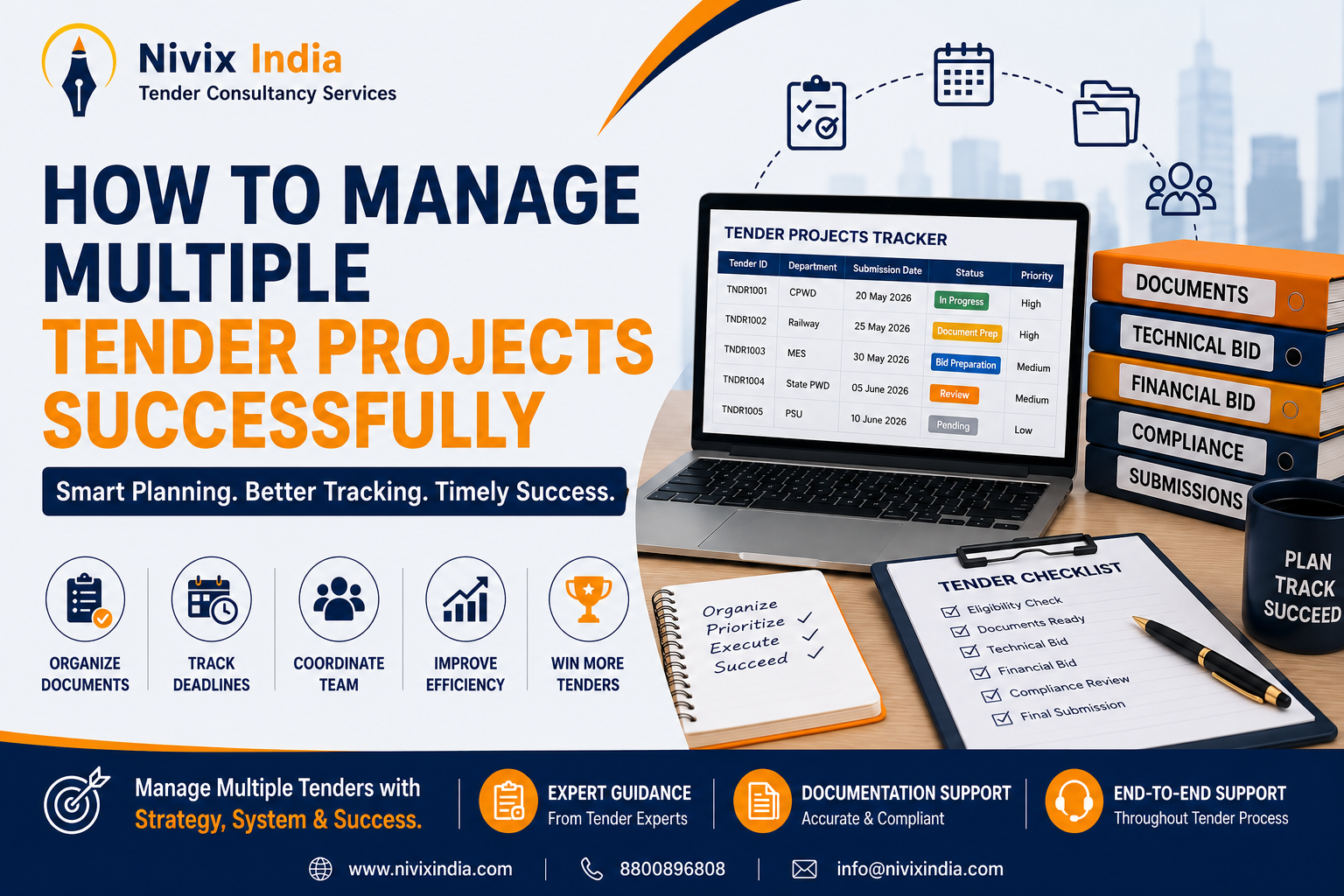 How to Manage Multiple Tender Projects Successfully: