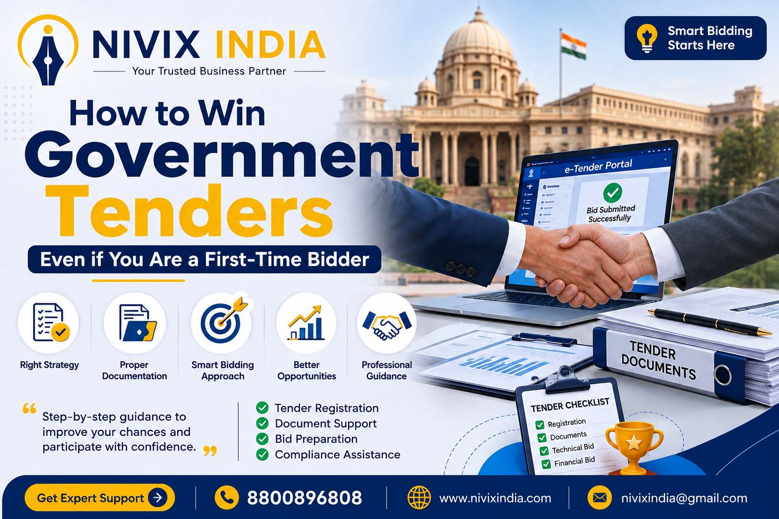 How to Win Government Tenders Even if You Are a First-Time Bidder
