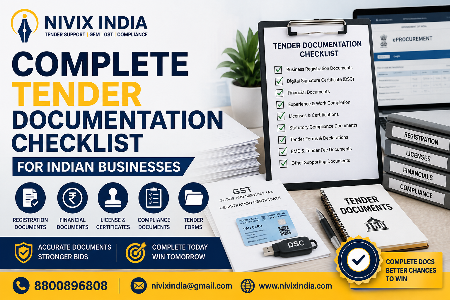 Complete Tender Documentation Checklist for Indian Businesses