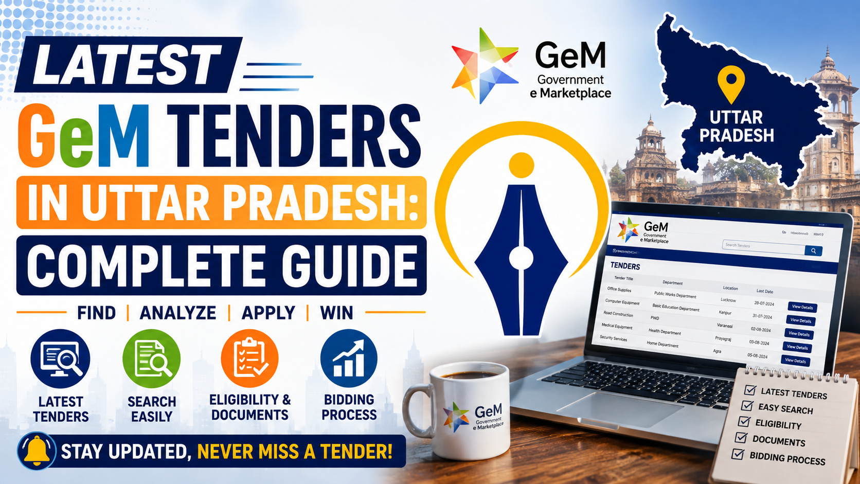 Latest GeM Tenders in Uttar Pradesh: Complete Guide