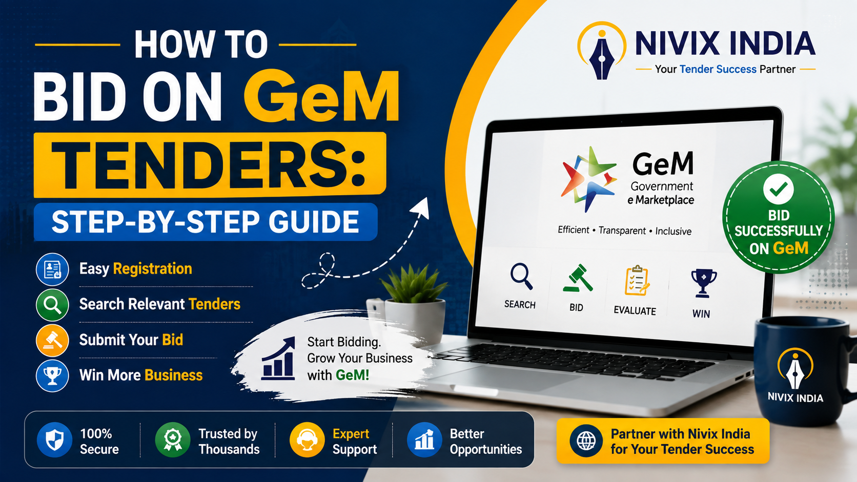 How to Bid on GeM Tenders: Step-by-Step Guide
