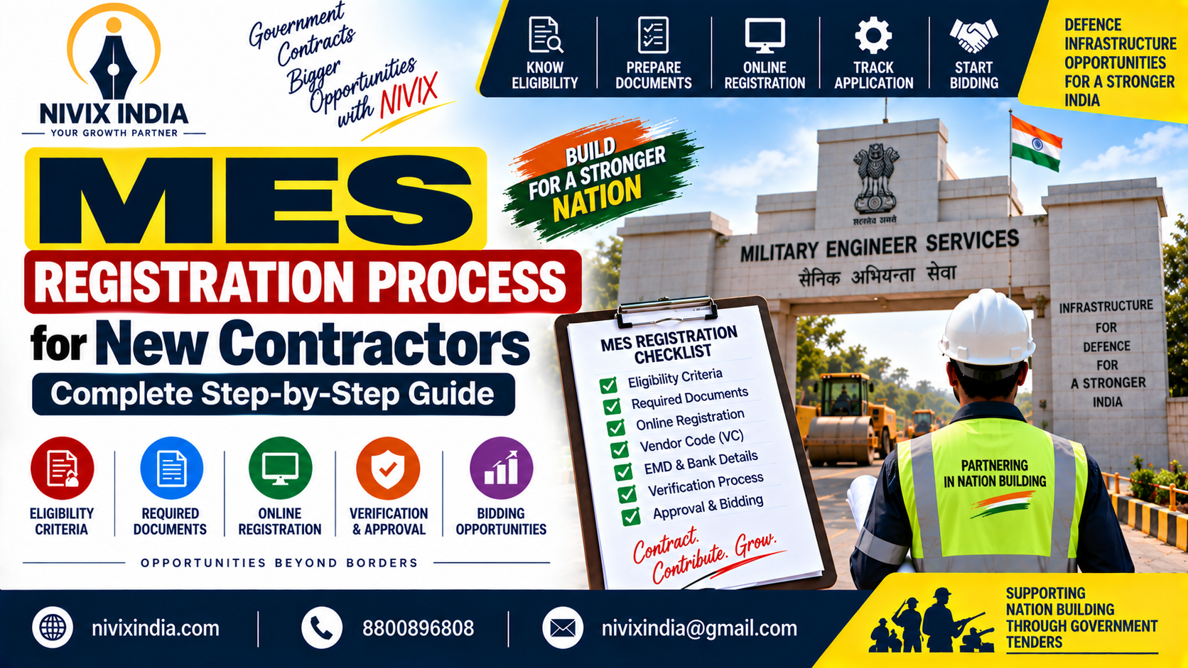 MES Registration Process for New  Contractors - Nivix India