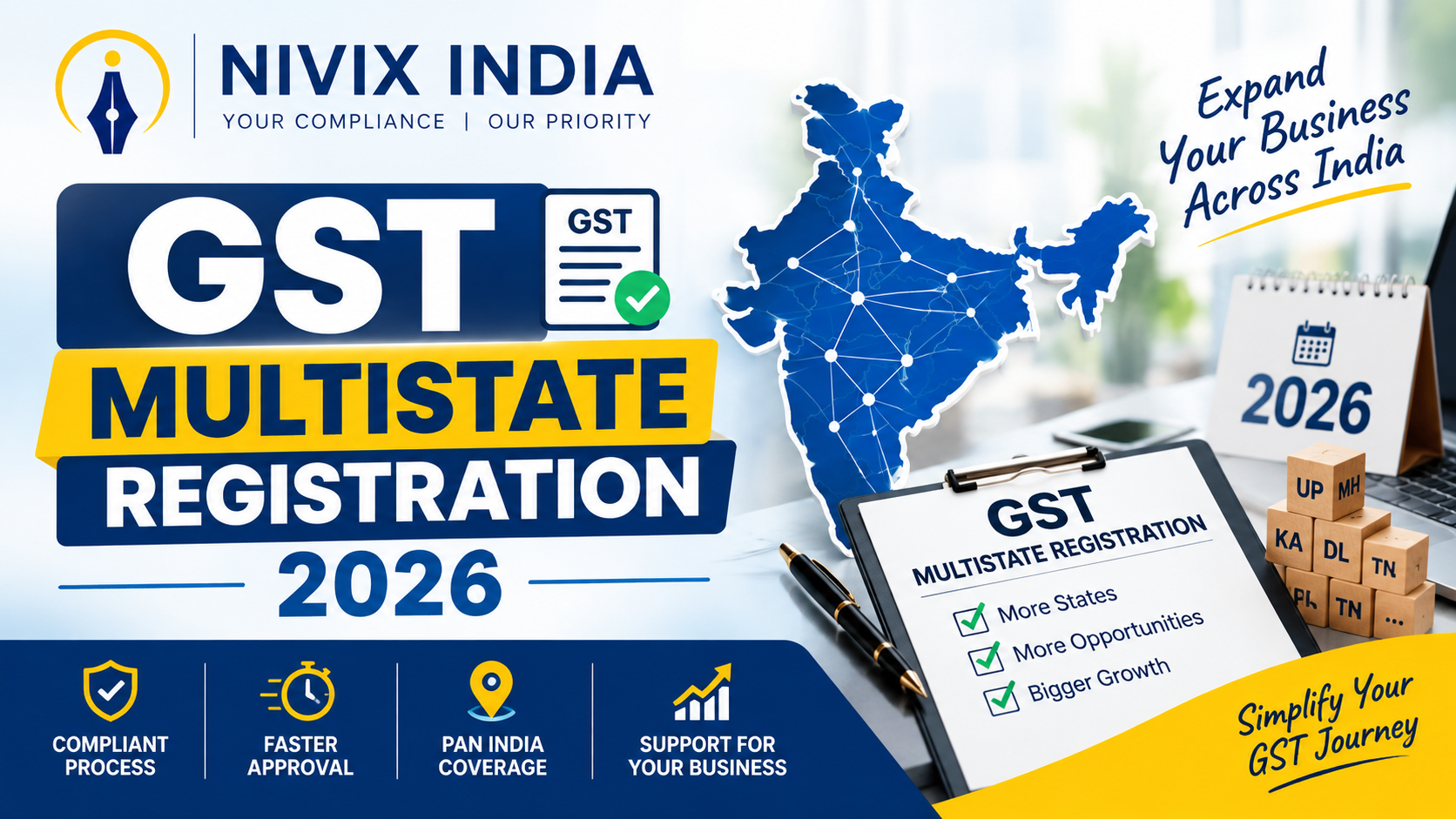 GST Multistate Registration 2026 - Nivix India